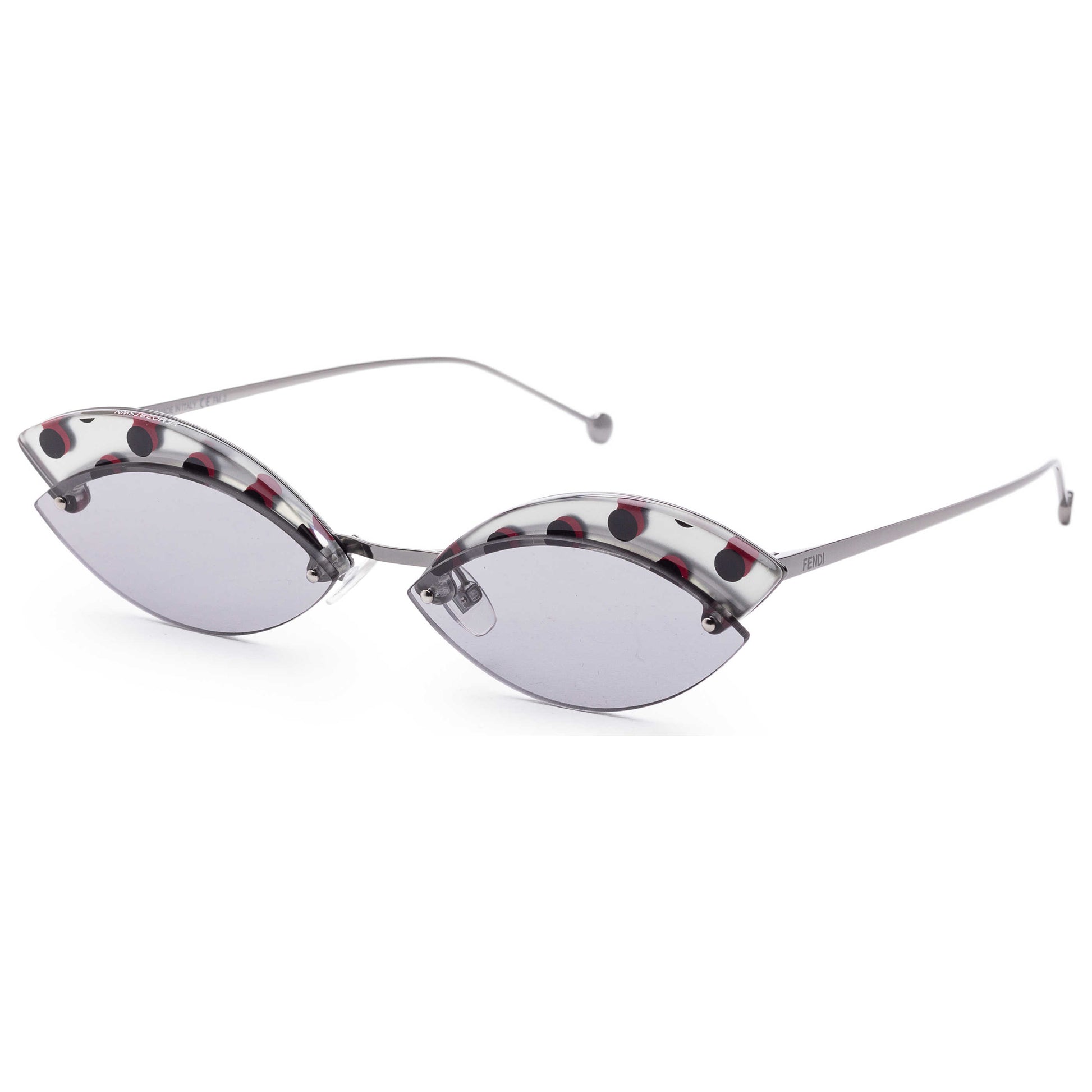 Front view of Fendi Fashion Women's Sunglasses FF-0370-S-0KB7-IR