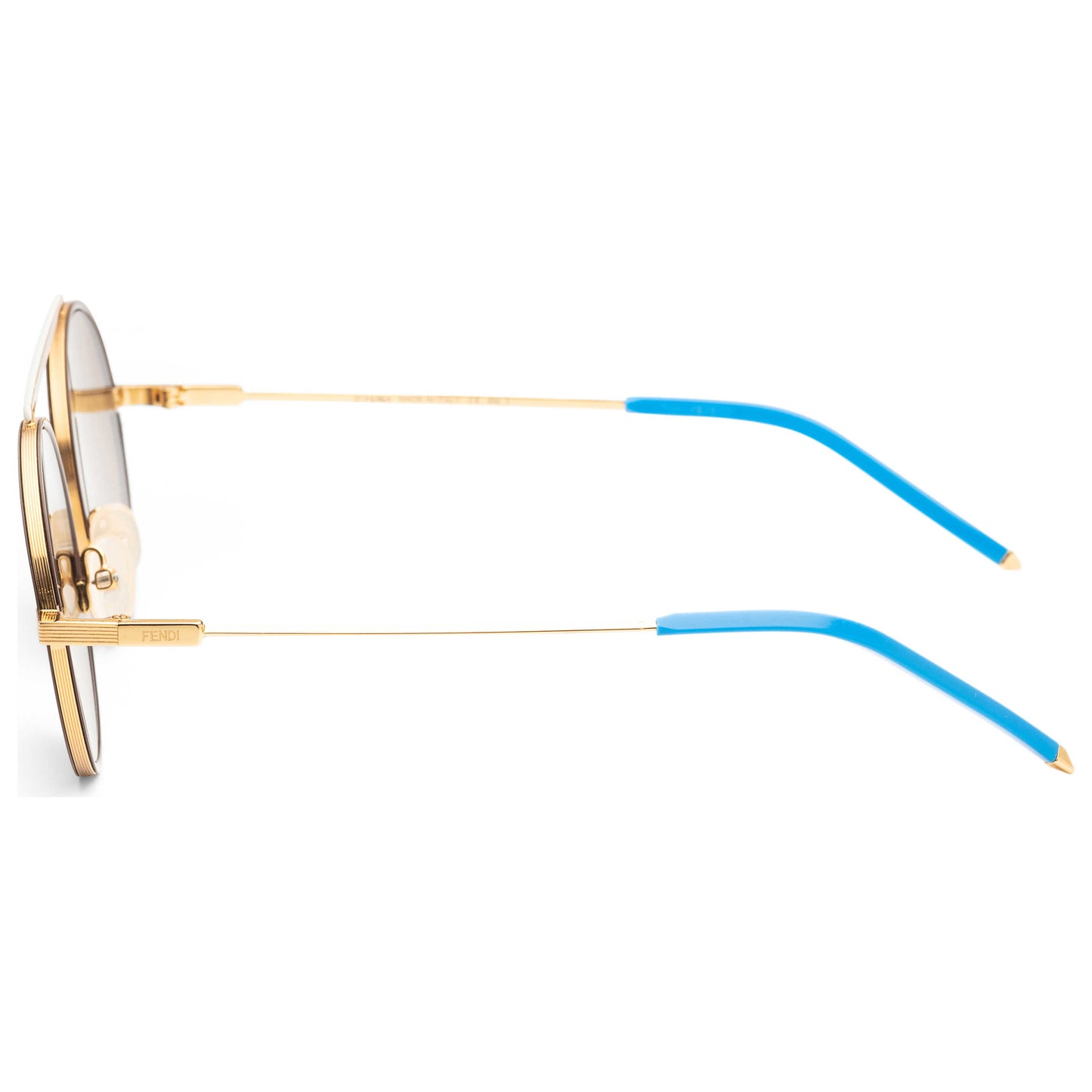 Left view of Fendi Fashion Men's Sunglasses FF-M0025-S-001Q-54