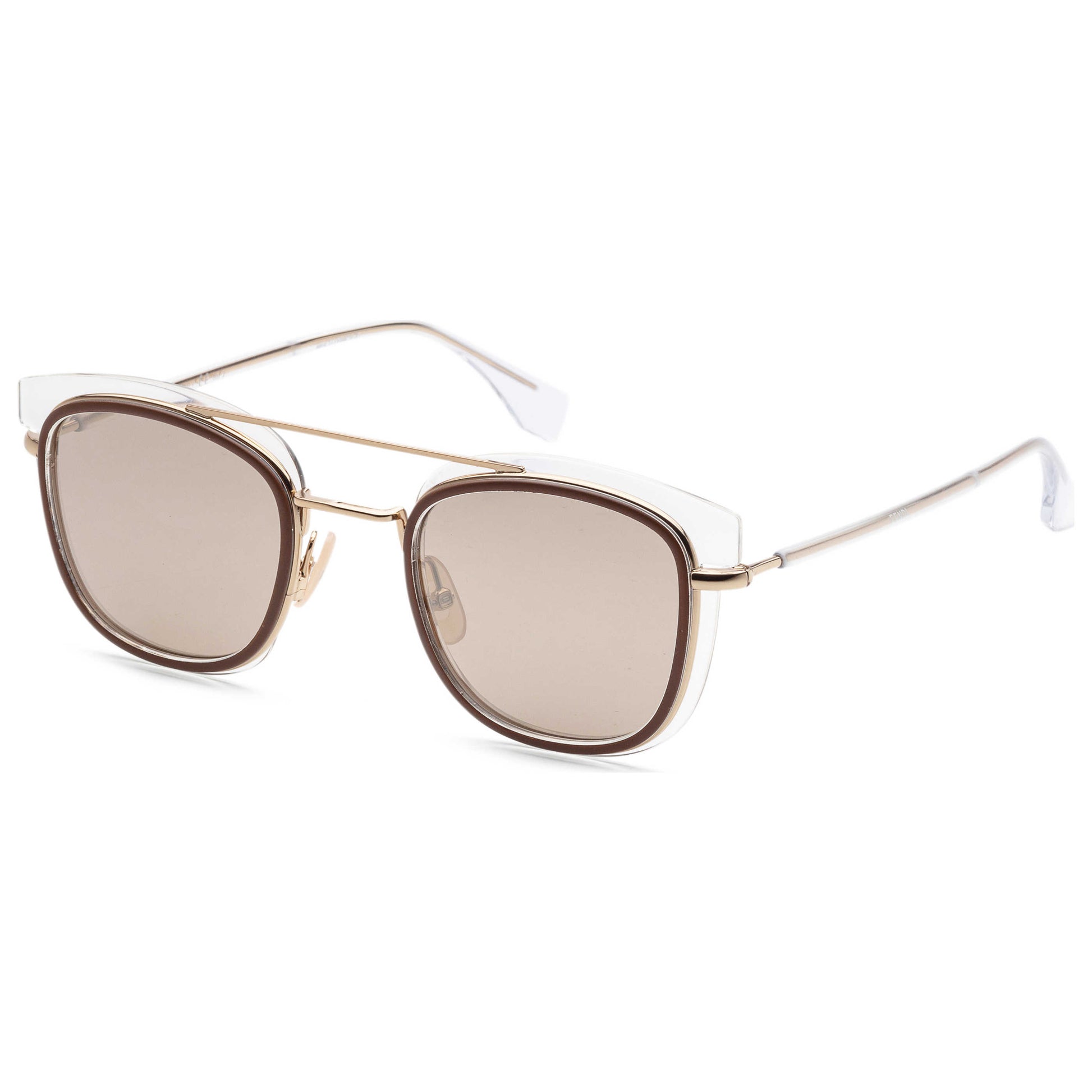 Front view of Fendi Fashion Men's Sunglasses FF-M0060-S-0900-49-25