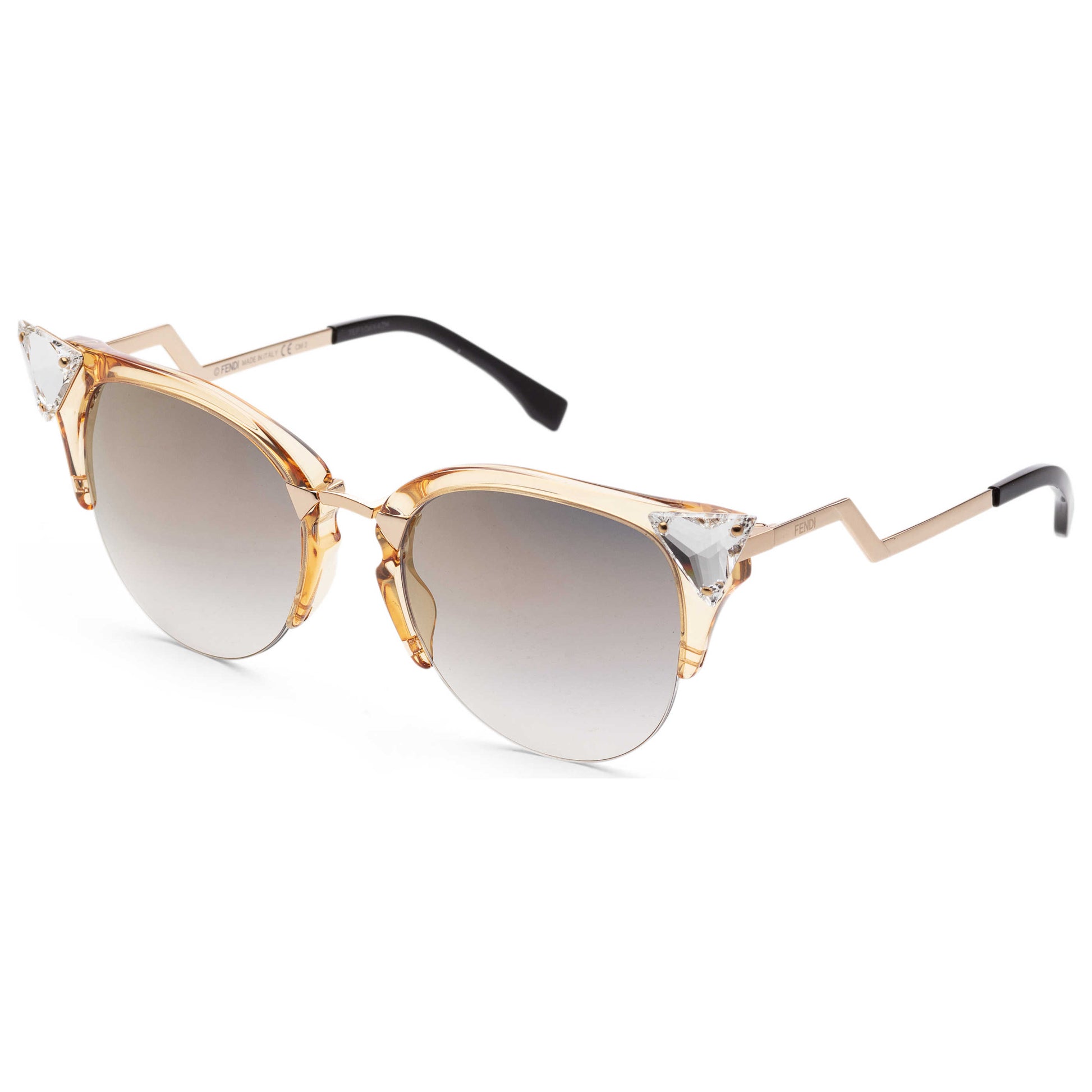 Front view of Fendi Cat Eye Women's Sunglasses FF0041-27LFQ