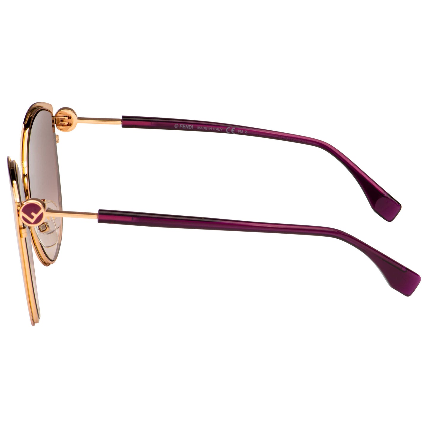 Fendi Fashion Unisex Sunglasses FF0395-F-S-DDB-HA - Image #3
