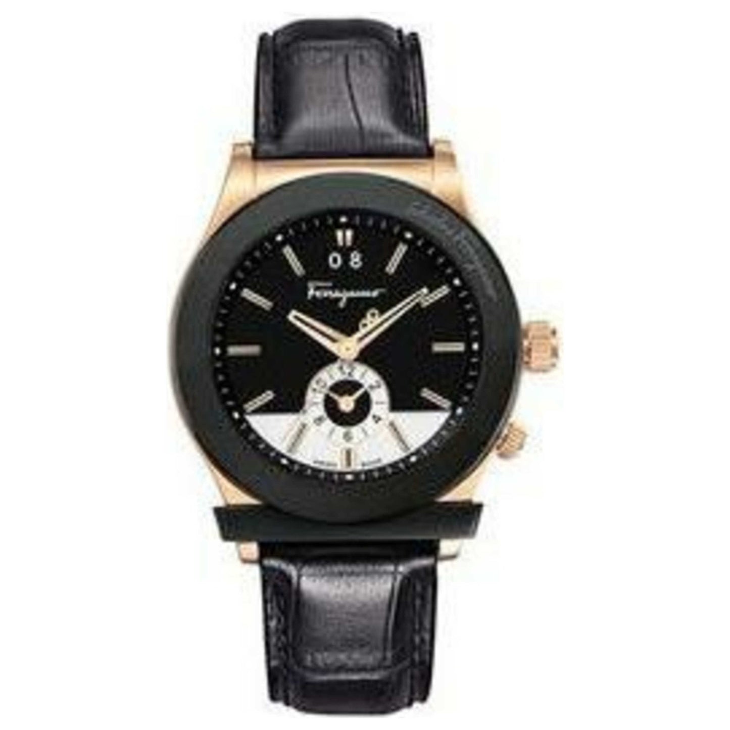 Front view of Ferragamo 1898 Men's Quartz Watch FFO020017