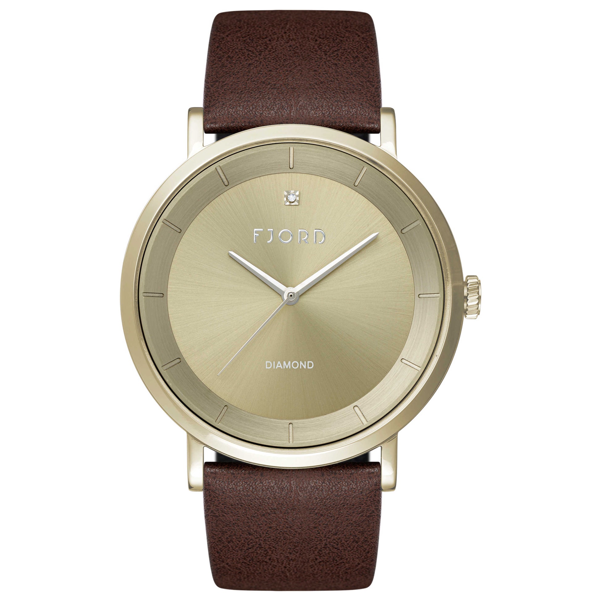 Front view of Fjord Jensen Men's Quartz Watch FJ-3045-06