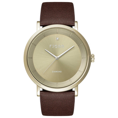 Front view of Fjord Jensen Men's Quartz Watch FJ-3045-06