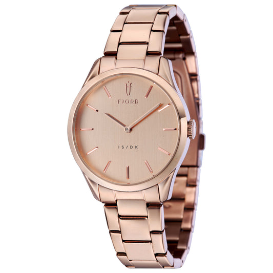Front view of Fjord Vendela Women's Quartz Watch FJ-6028-44