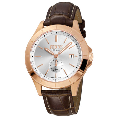Front view of Ferre Milano Uomo Claudio Men's Quartz Watch FM1G080L0031