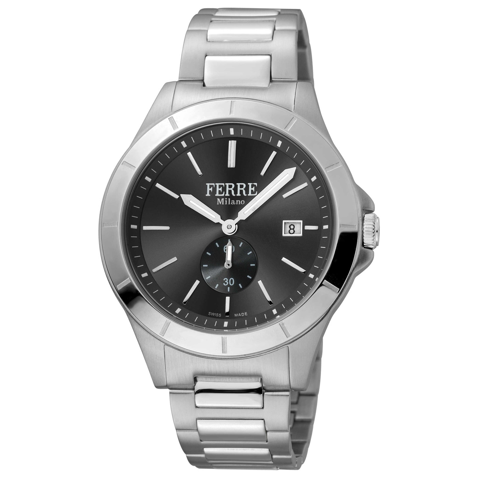 Front view of Ferre Milano Uomo Claudio Men's Quartz Watch FM1G080M0061