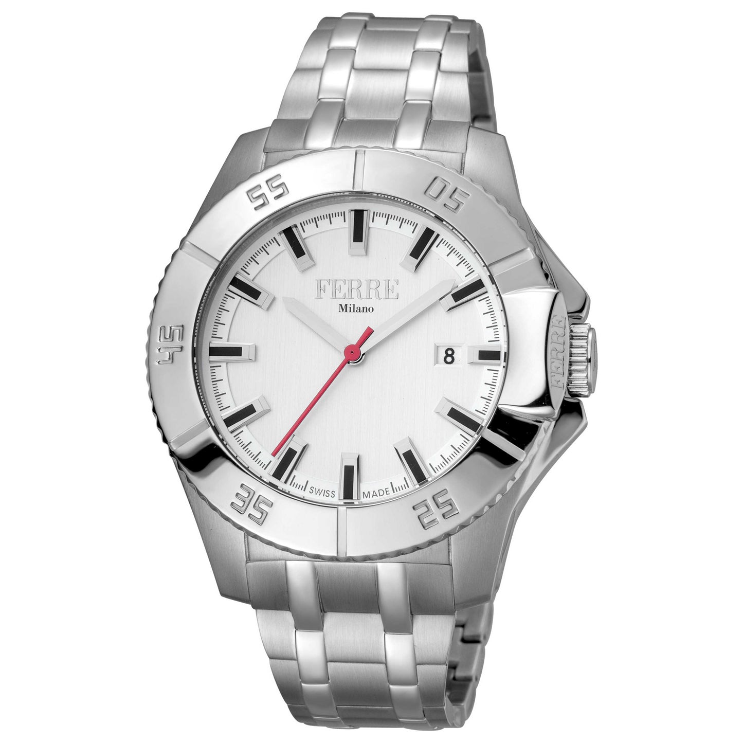 Front view of Ferre Milano Uomo Carlo Men's Quartz Watch FM1G085M0051