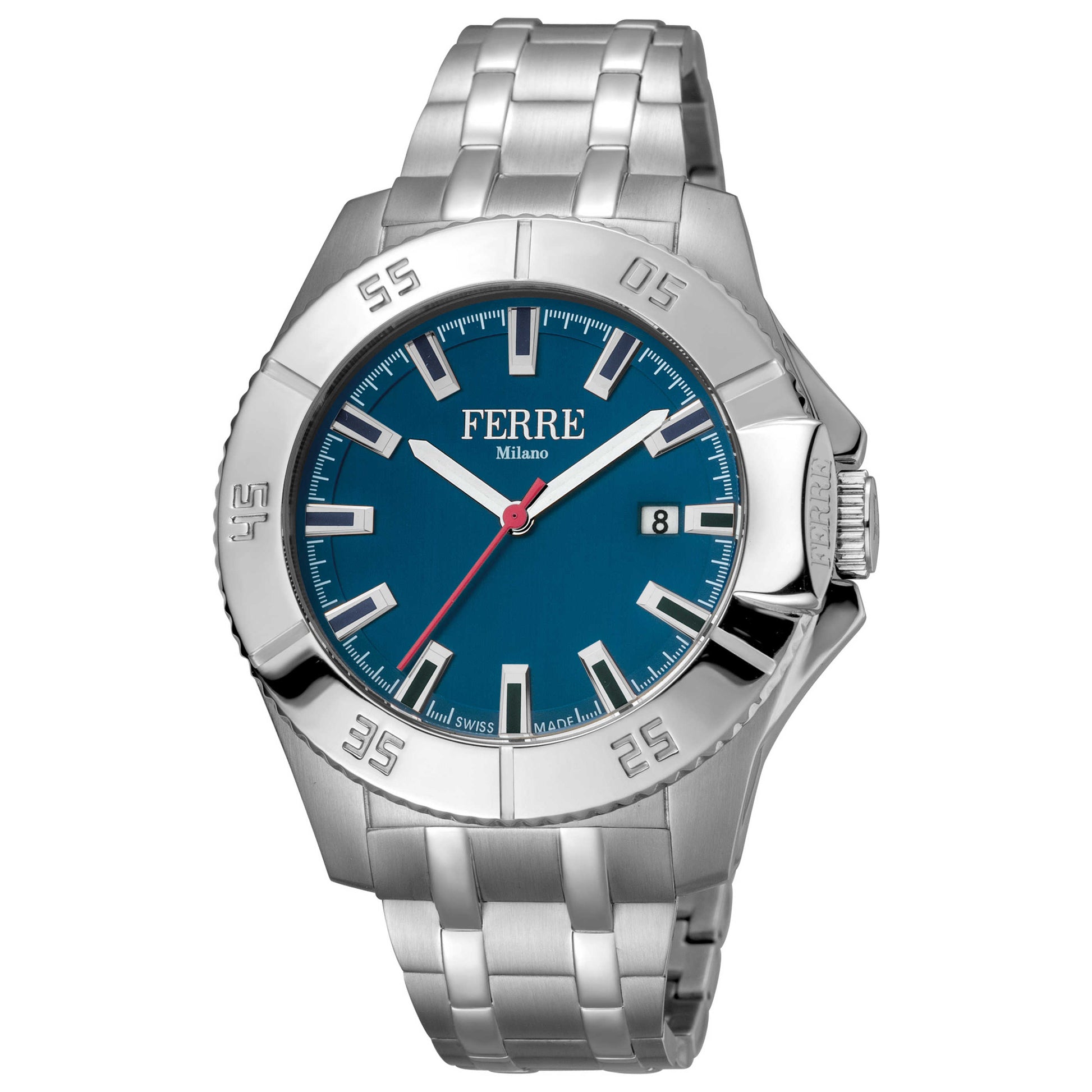 Front view of Ferre Milano Uomo Carlo Men's Quartz Watch FM1G085M0061