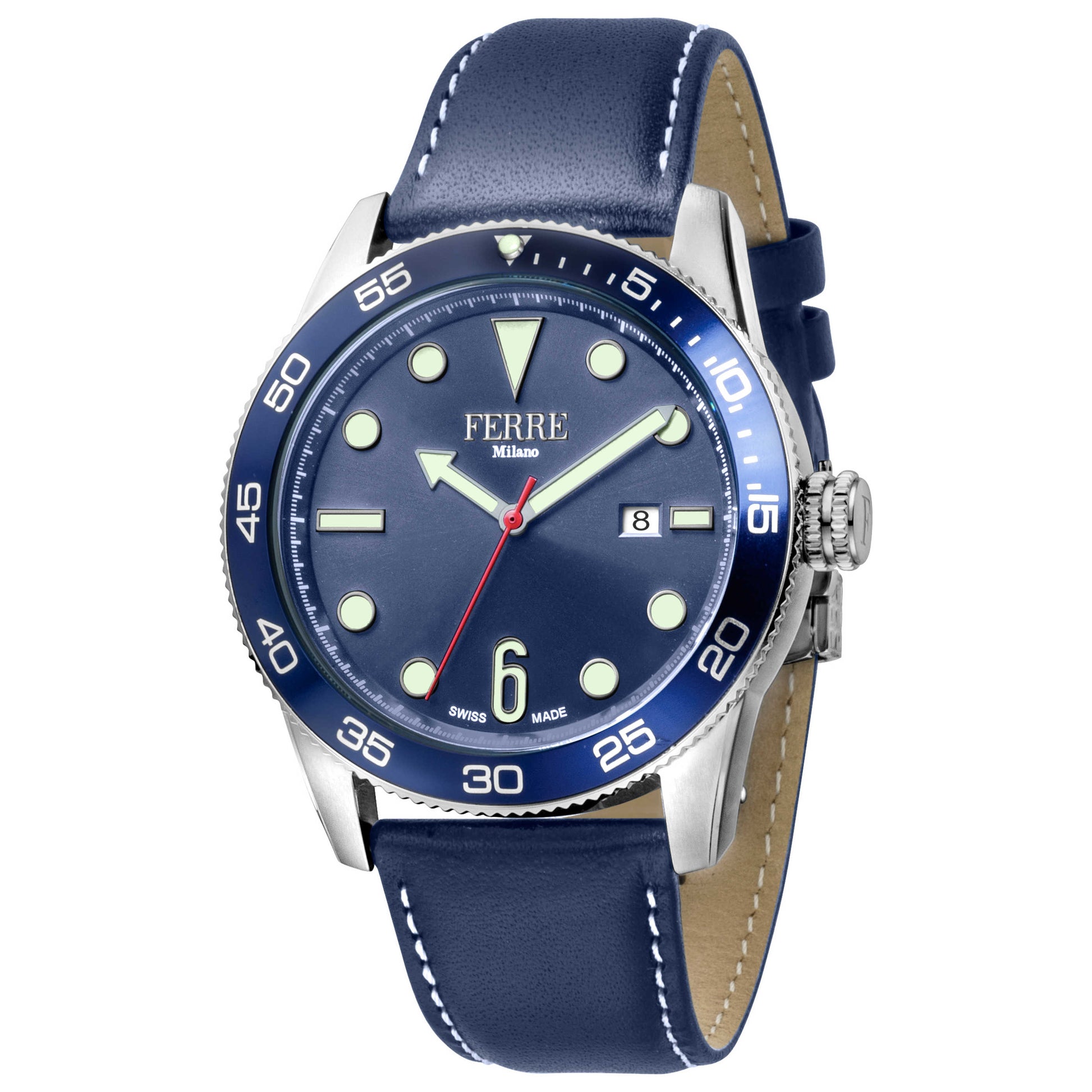 Front view of Ferre Milano Enrico Men's Quartz Watch FM1G109L0011