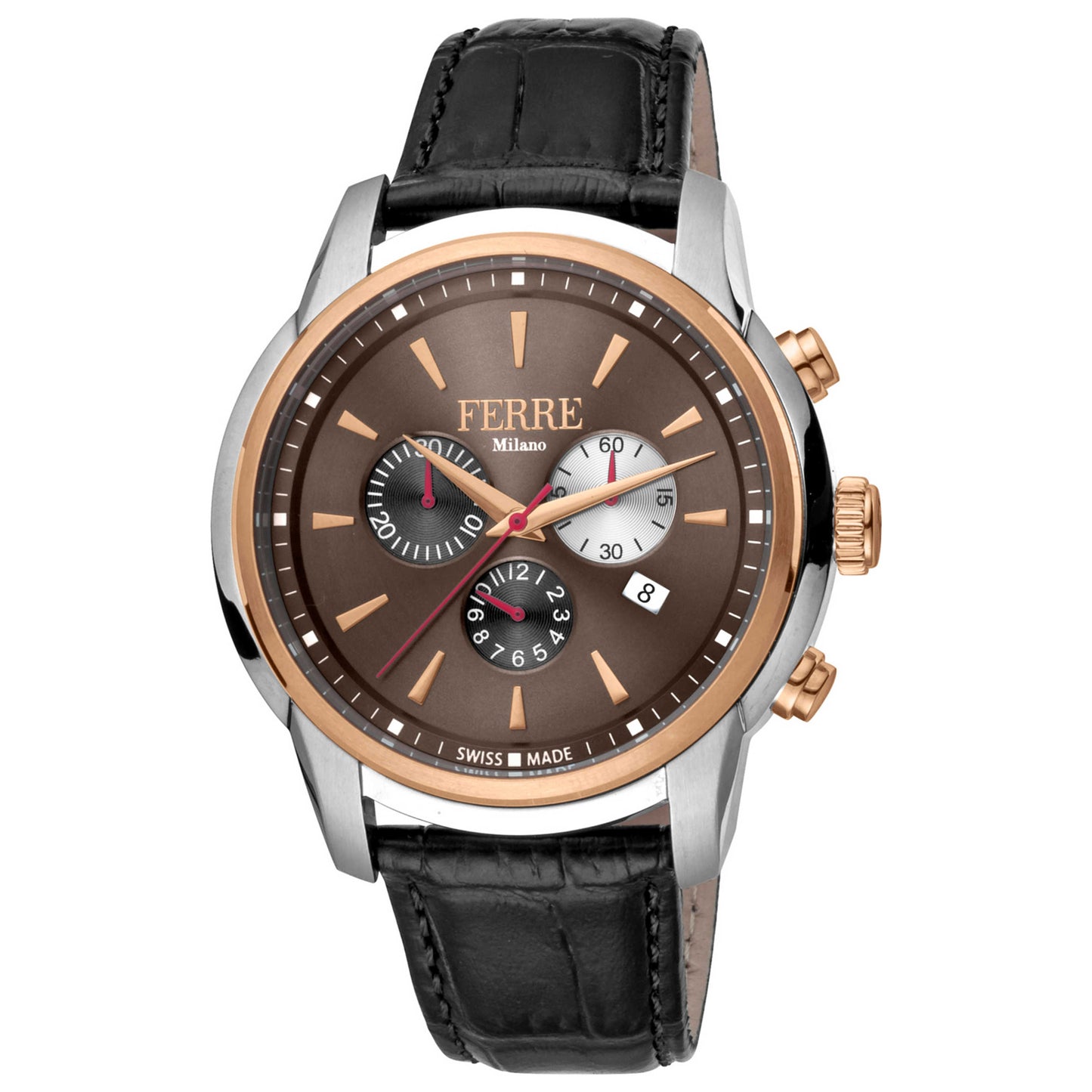 Front view of Ferre Milano Classic Men's Quartz Watch FM1G131L0041
