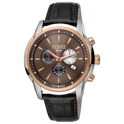 Front view of Ferre Milano Classic Men's Quartz Watch FM1G131L0041