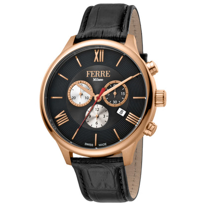 Front view of Ferre Milano Classic Men's Quartz Watch FM1G144L0031