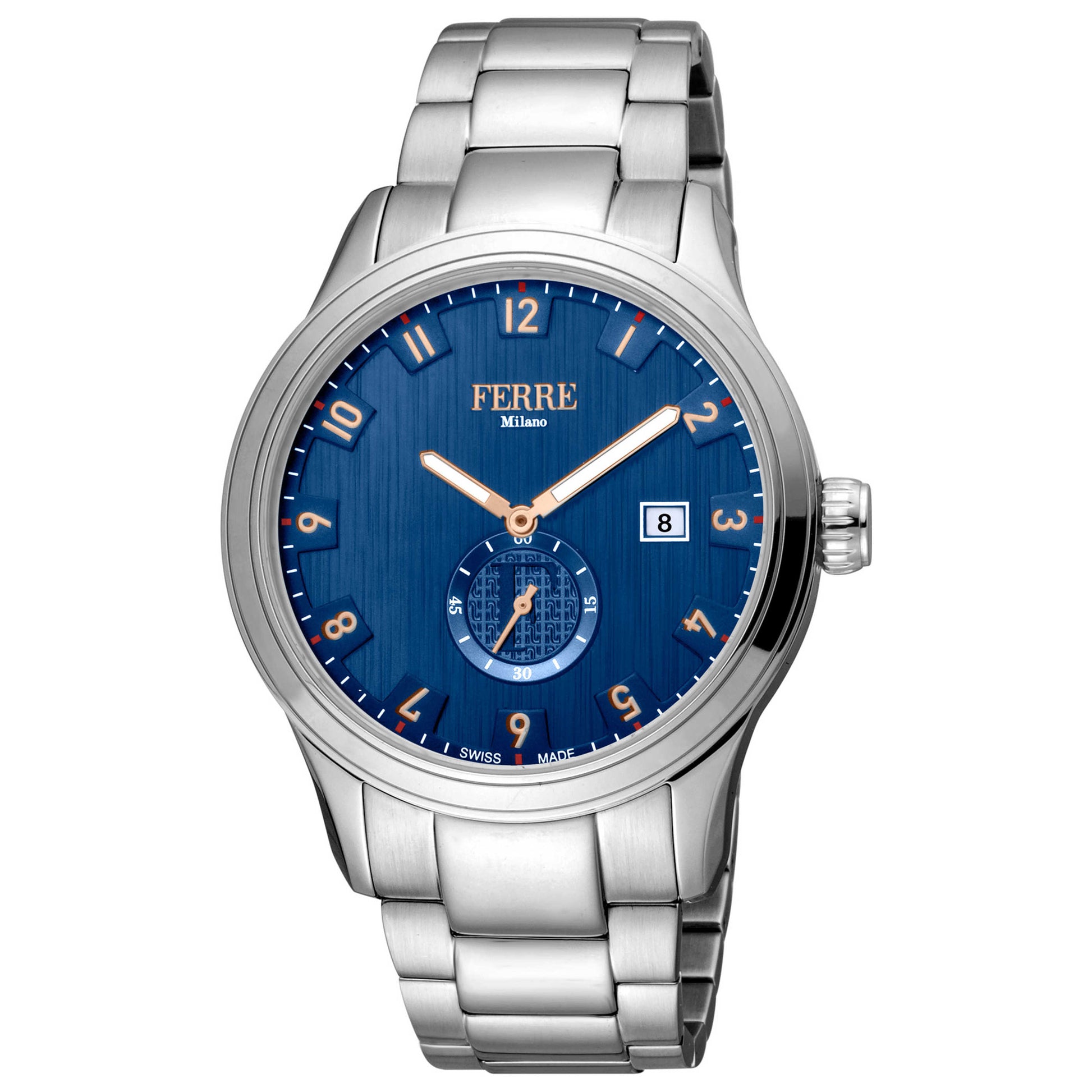 Front view of Ferre Milano Classic Men's Quartz Watch FM1G155M0061