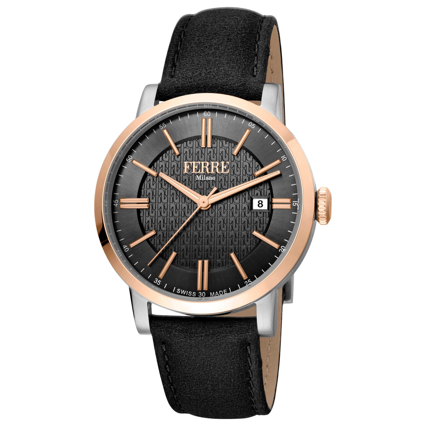 Front view of Ferre Milano Classic Men's Quartz Watch FM1G156L0031