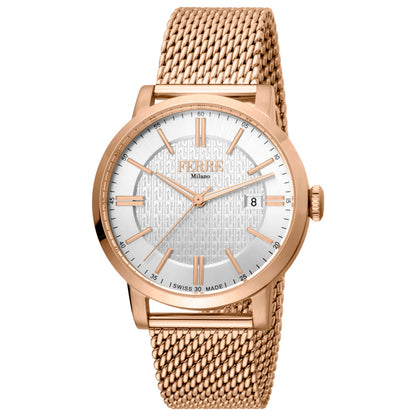 Front view of Ferre Milano Classic Men's Quartz Watch FM1G156M0061