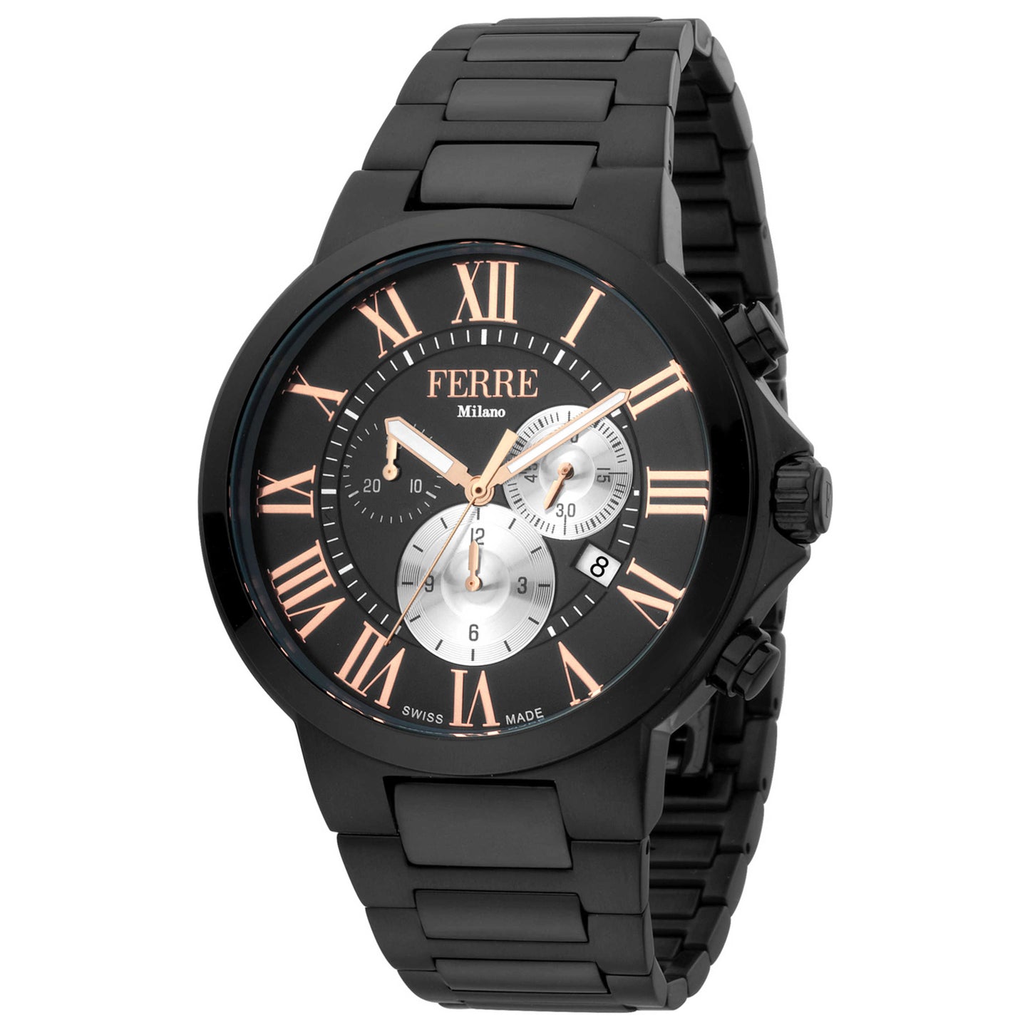Front view of Ferre Milano Classic Men's Quartz Watch FM1G177M0071
