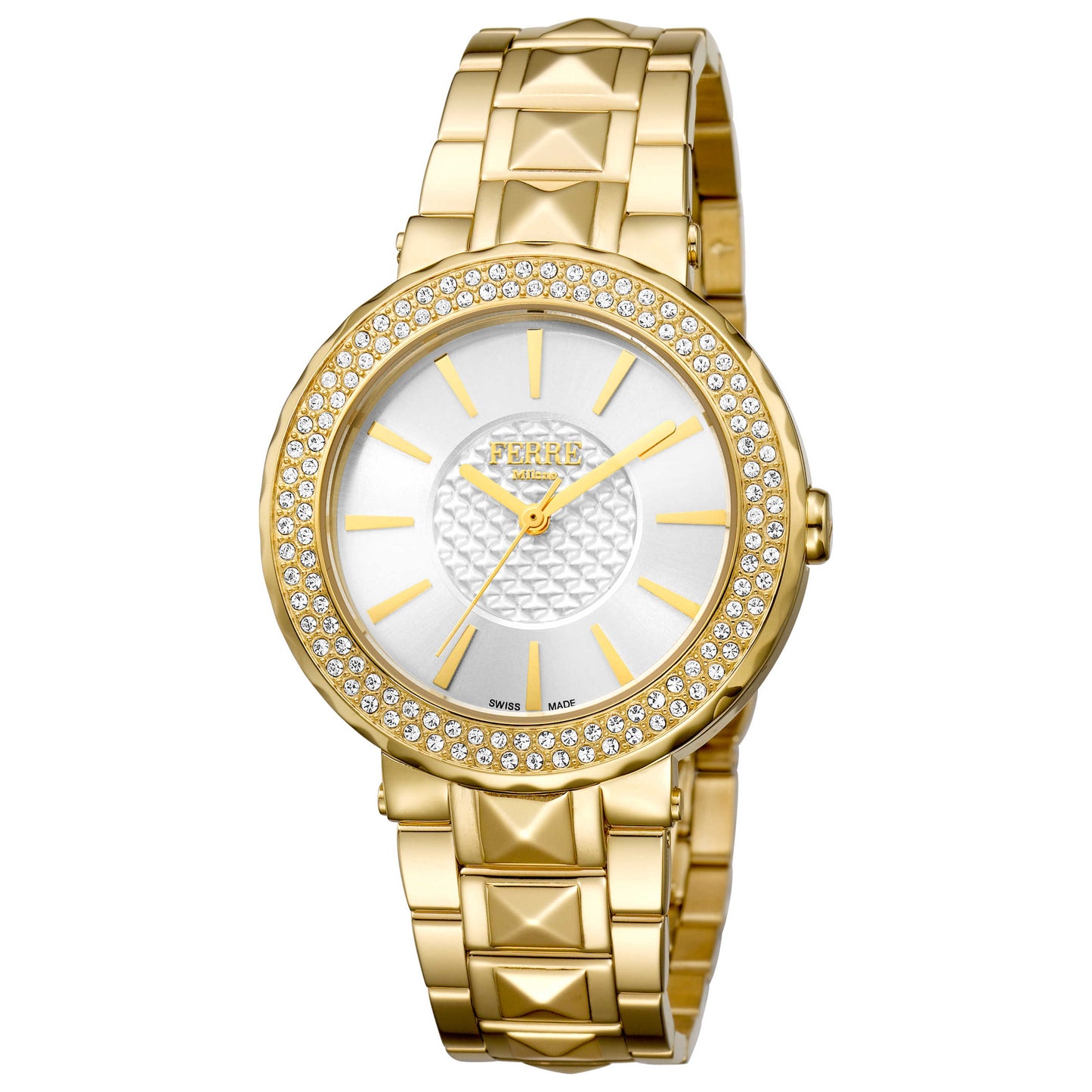 Front view of Ferre Milano Novanta Women's Quartz Watch FM1L058M0071