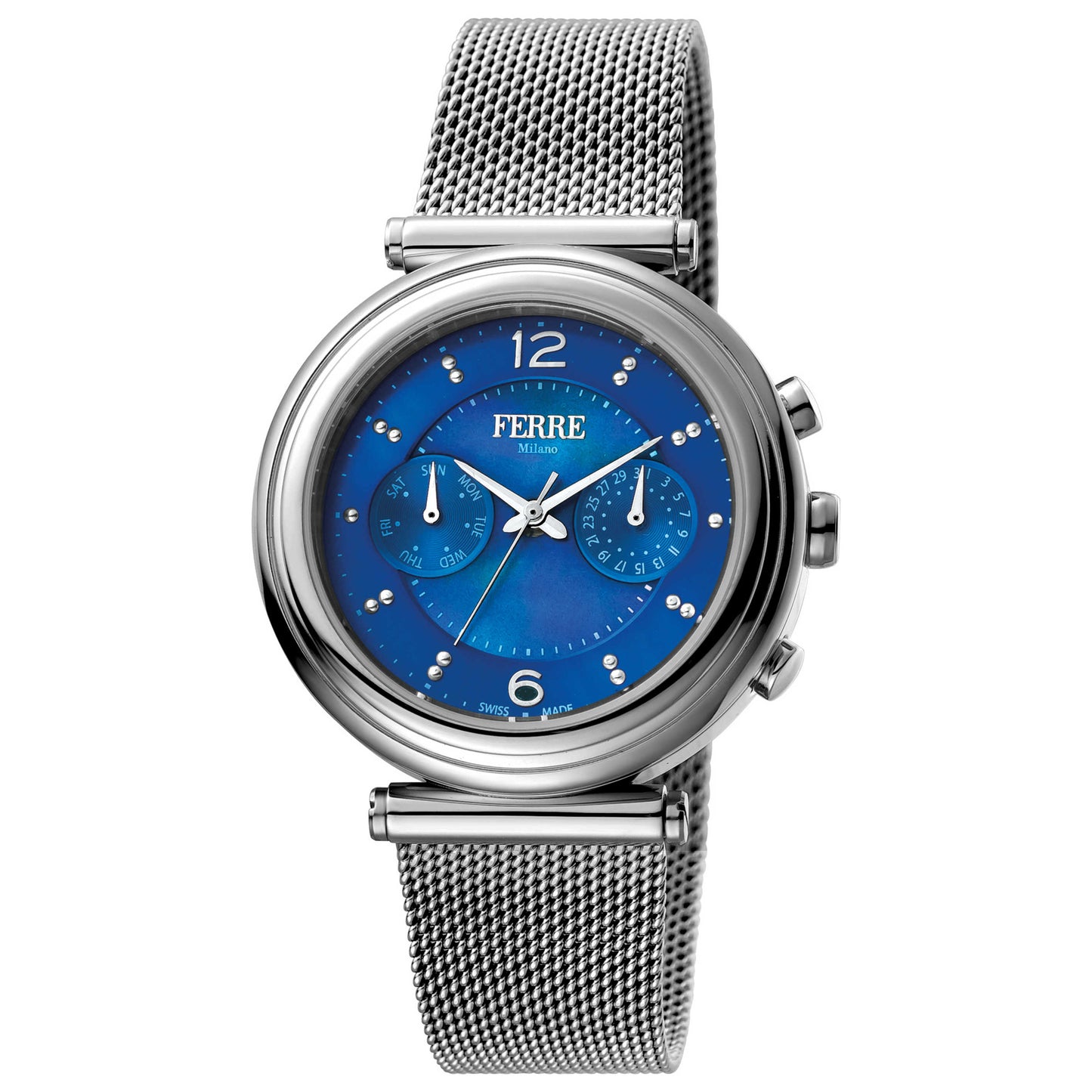 Front view of Ferre Milano Linea Funzione Women's Quartz Watch FM1L081M0051