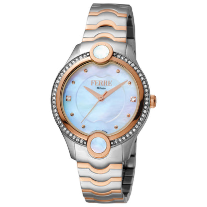Front view of Ferre Milano Linea Perla Women's Quartz Watch FM1L082M0031