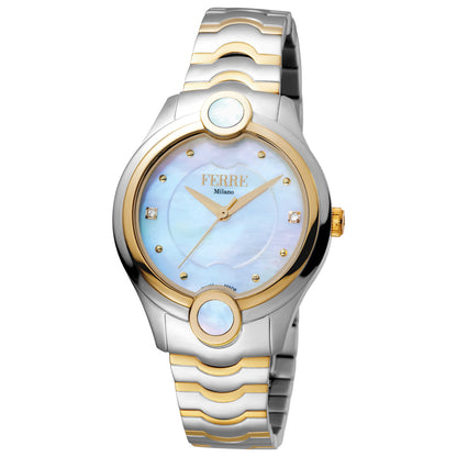 Front view of Ferre Milano Linea Perla Women's Quartz Watch FM1L083M0071