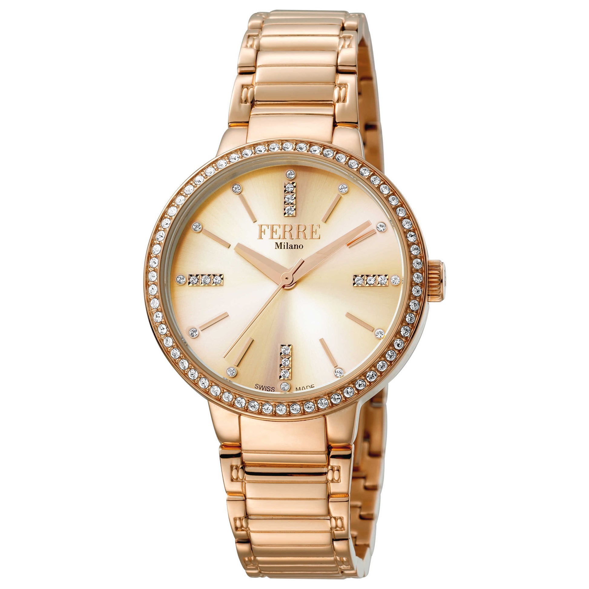 Front view of Ferre Milano Donna Giada Women's Quartz Watch FM1L084M0081
