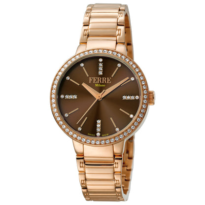 Front view of Ferre Milano Donna Giada Women's Quartz Watch FM1L084M0091