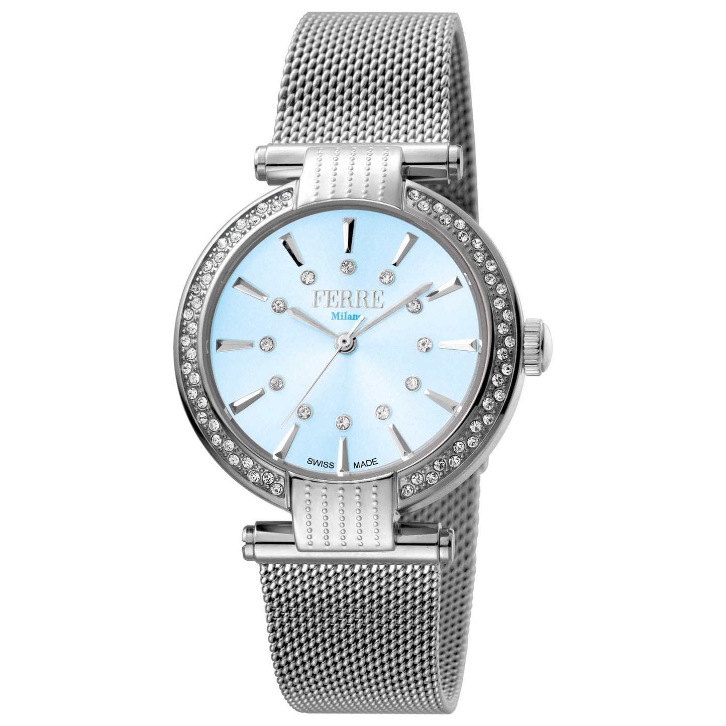 Front view of Ferre Milano Donna Letizia Women's Quartz Watch FM1L096M0051