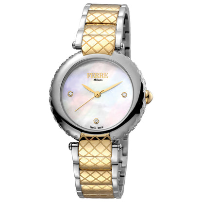 Front view of Ferre Milano Donna Elisa Women's Quartz Watch FM1L099M0081