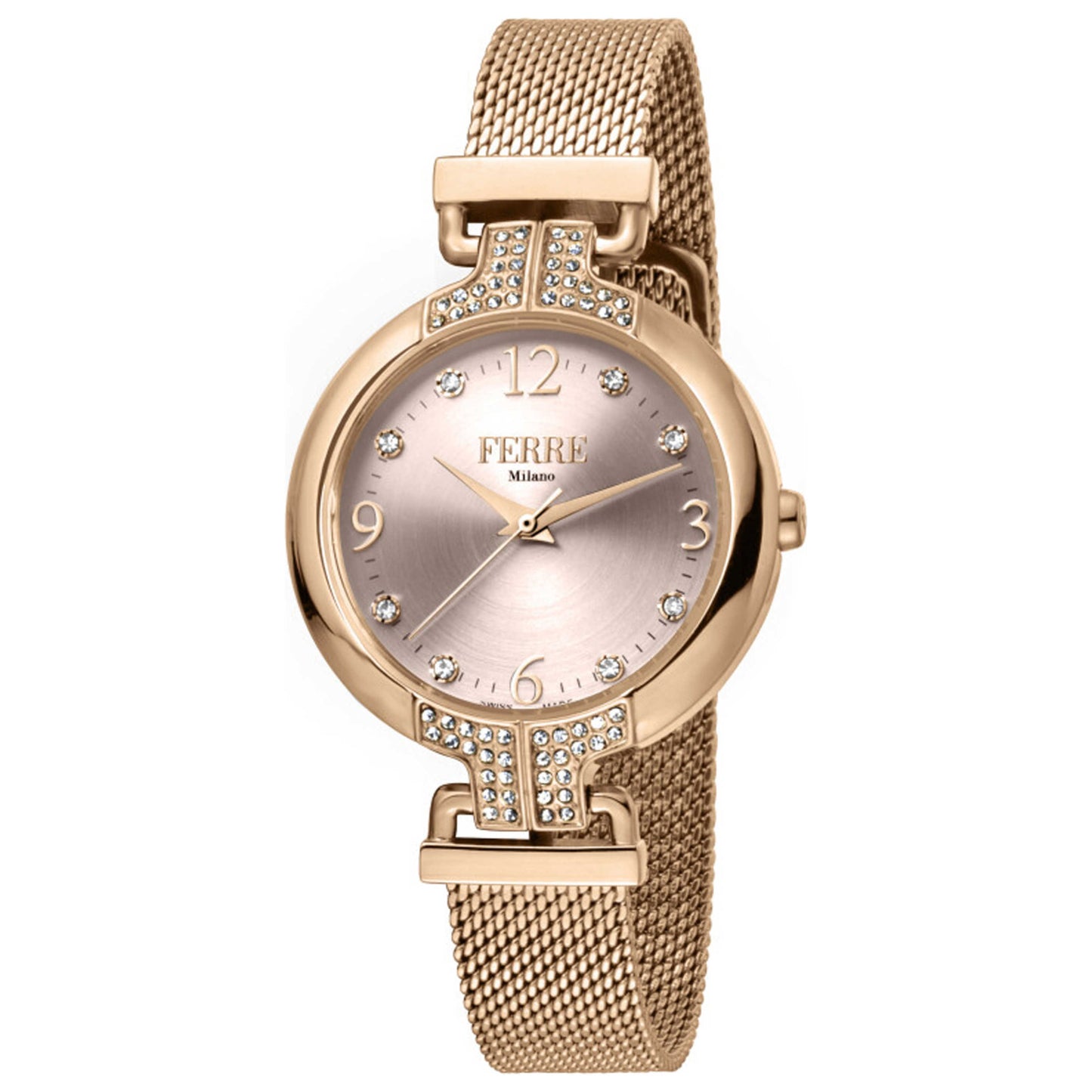 Front view of Ferre Milano Classic Women's Quartz Watch FM1L115M0081