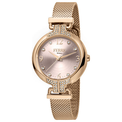 Front view of Ferre Milano Classic Women's Quartz Watch FM1L115M0081