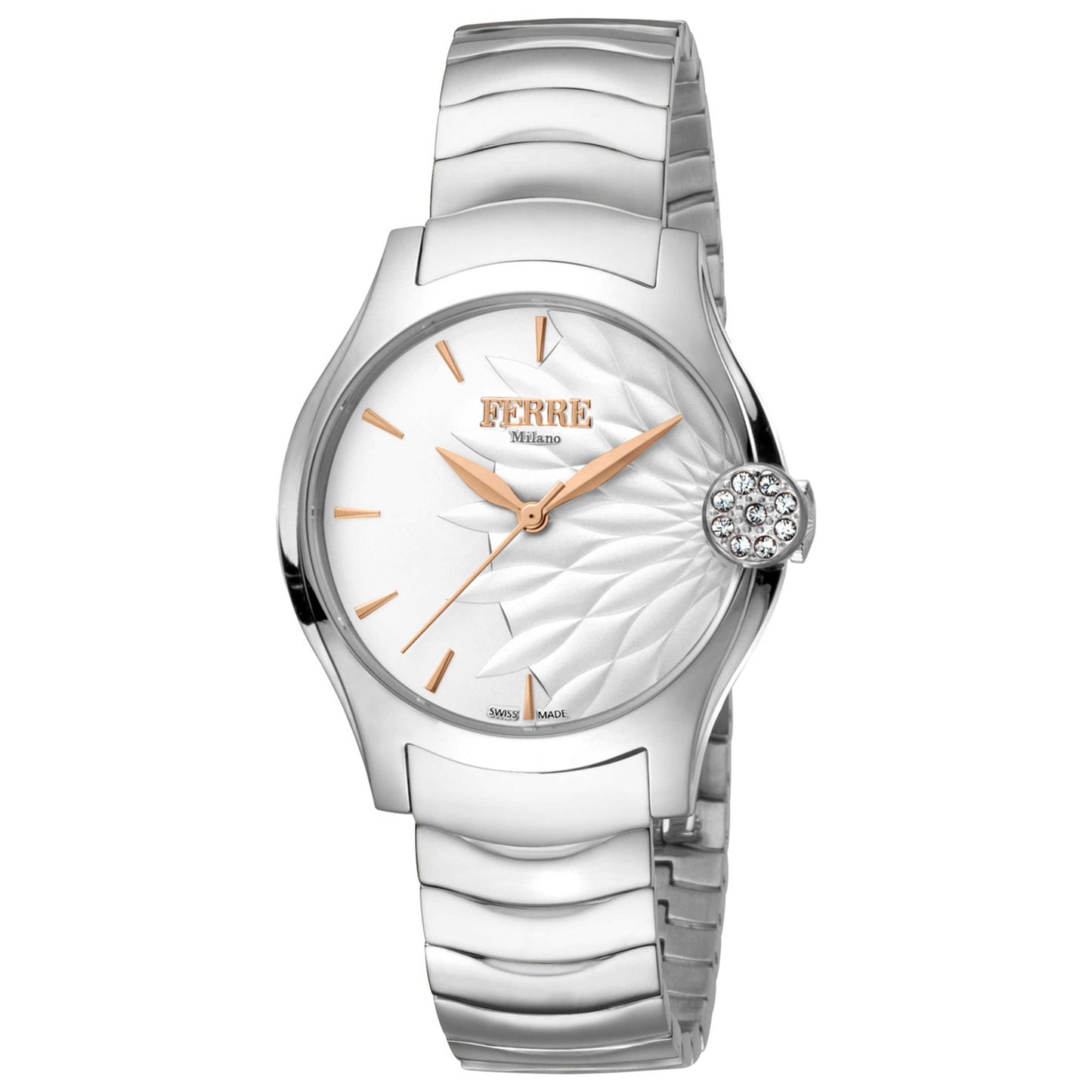 Front view of Ferre Milano Classic Women's Quartz Watch FM1L121M0051
