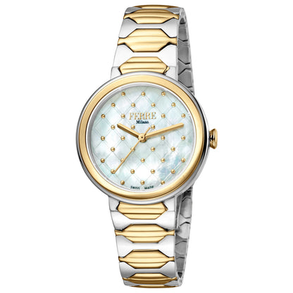 Front view of Ferre Milano Fashion Women's Quartz Watch FM1L124M0091