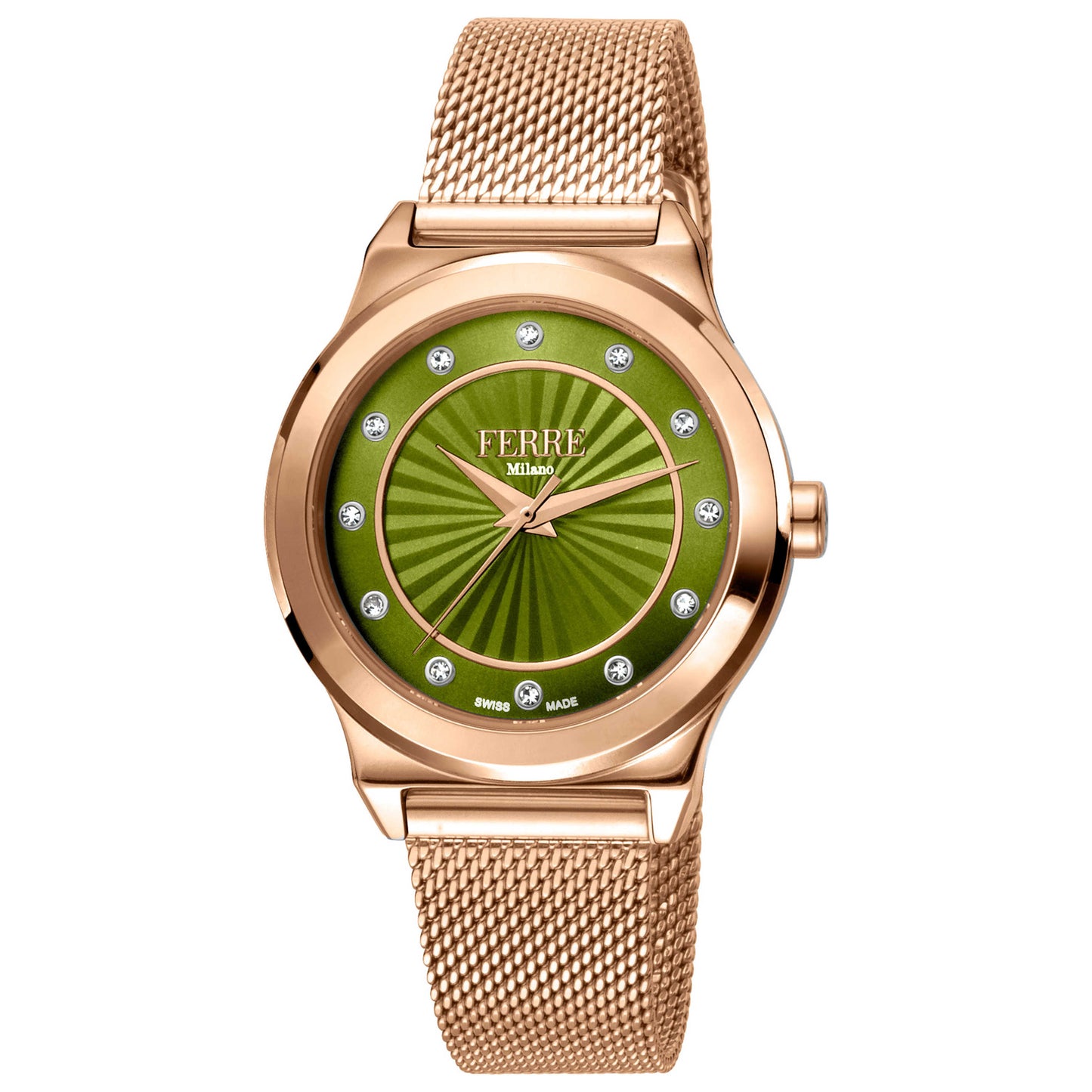 Front view of Ferre Milano Fashion Women's Quartz Watch FM1L125M0271