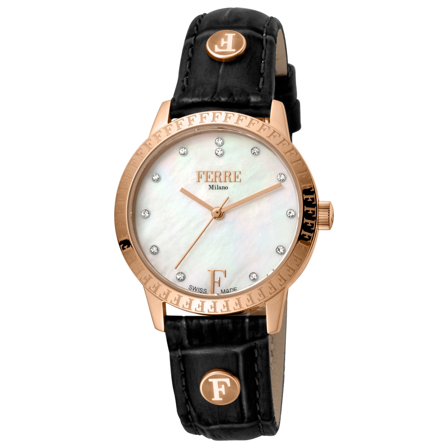 Front view of Ferre Milano Marianna Women's Quartz Watch FM1L128L0211