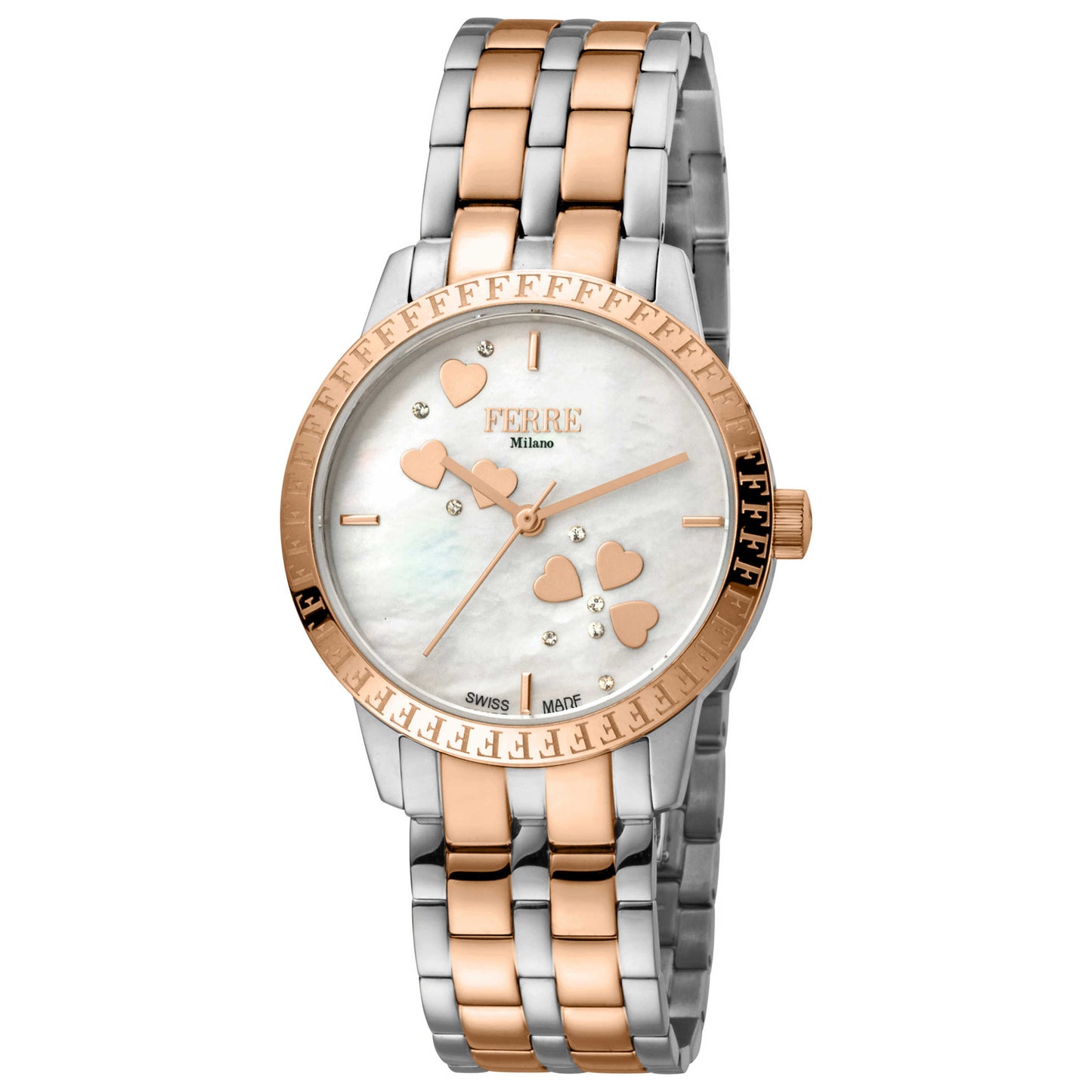Front view of Ferre Milano Classic Women's Quartz Watch FM1L128M0051