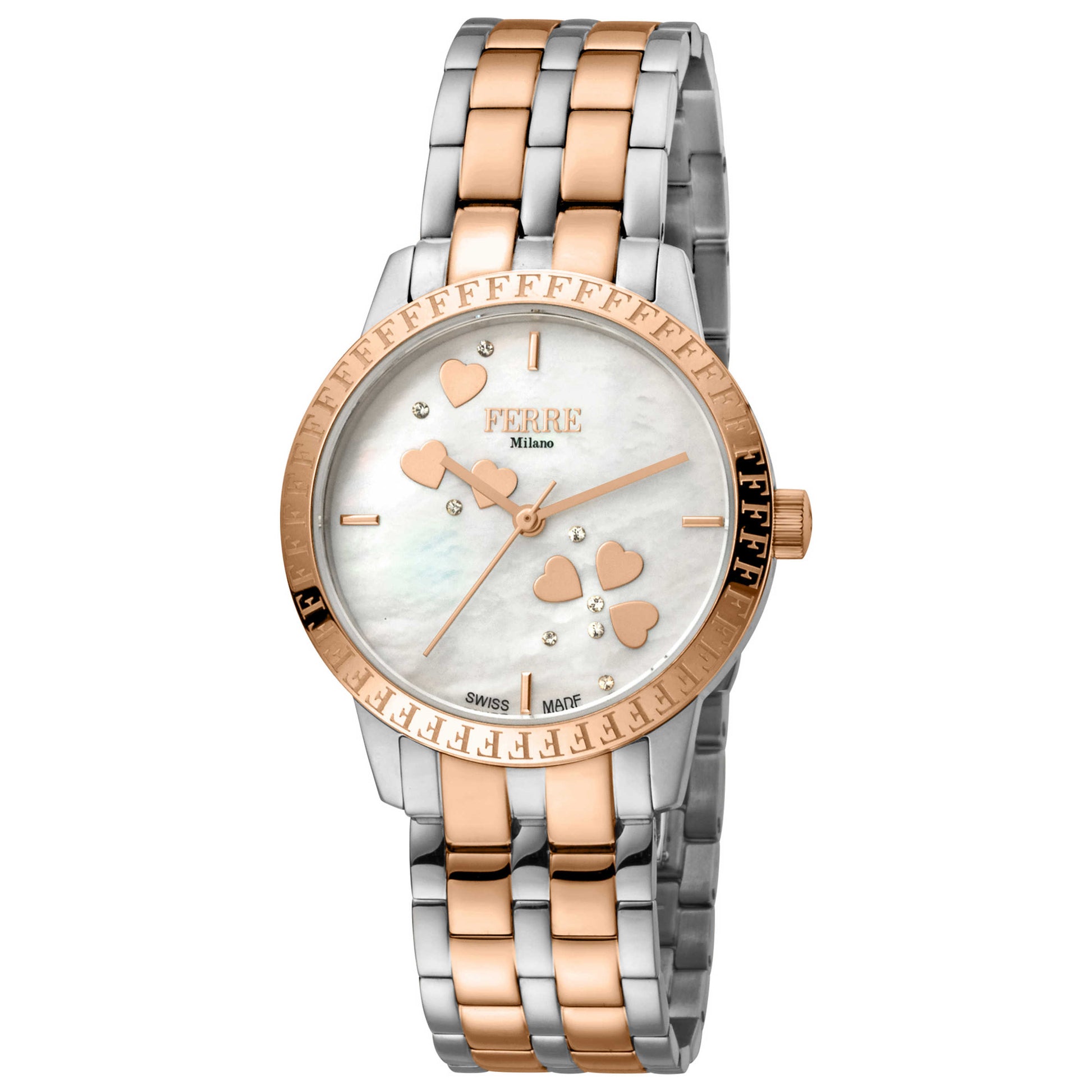 Front view of Ferre Milano Classic Women's Quartz Watch FM1L128M0051