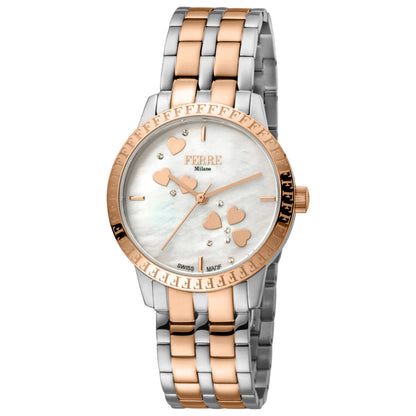 Front view of Ferre Milano Classic Women's Quartz Watch FM1L128M0051