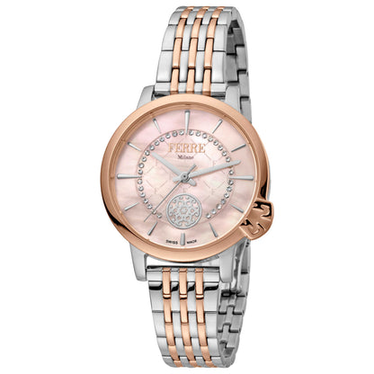 Front view of Ferre Milano Classic Women's Quartz Watch FM1L150M0101