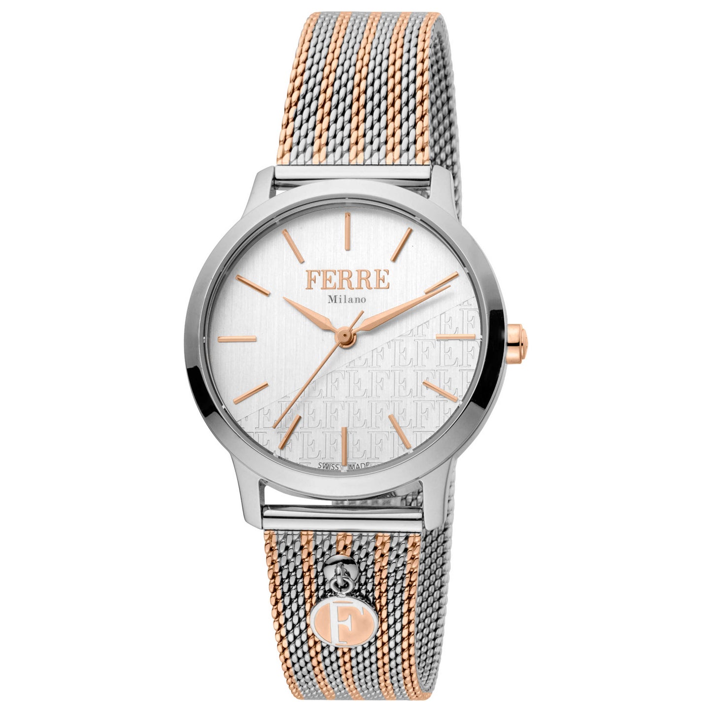 Front view of Ferre Milano Fashion Women's Quartz Watch FM1L152M0111