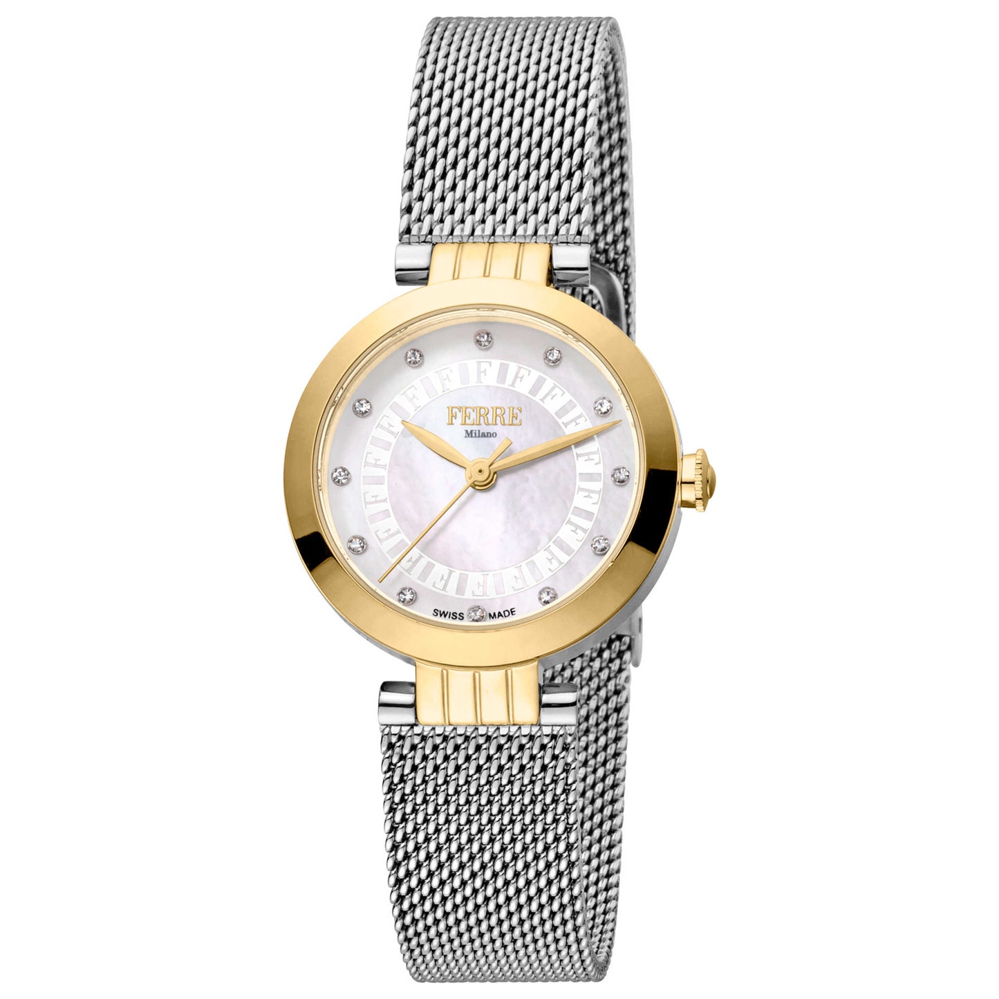 Front view of Ferre Milano Fashion Women's Quartz Watch FM1L166M0051