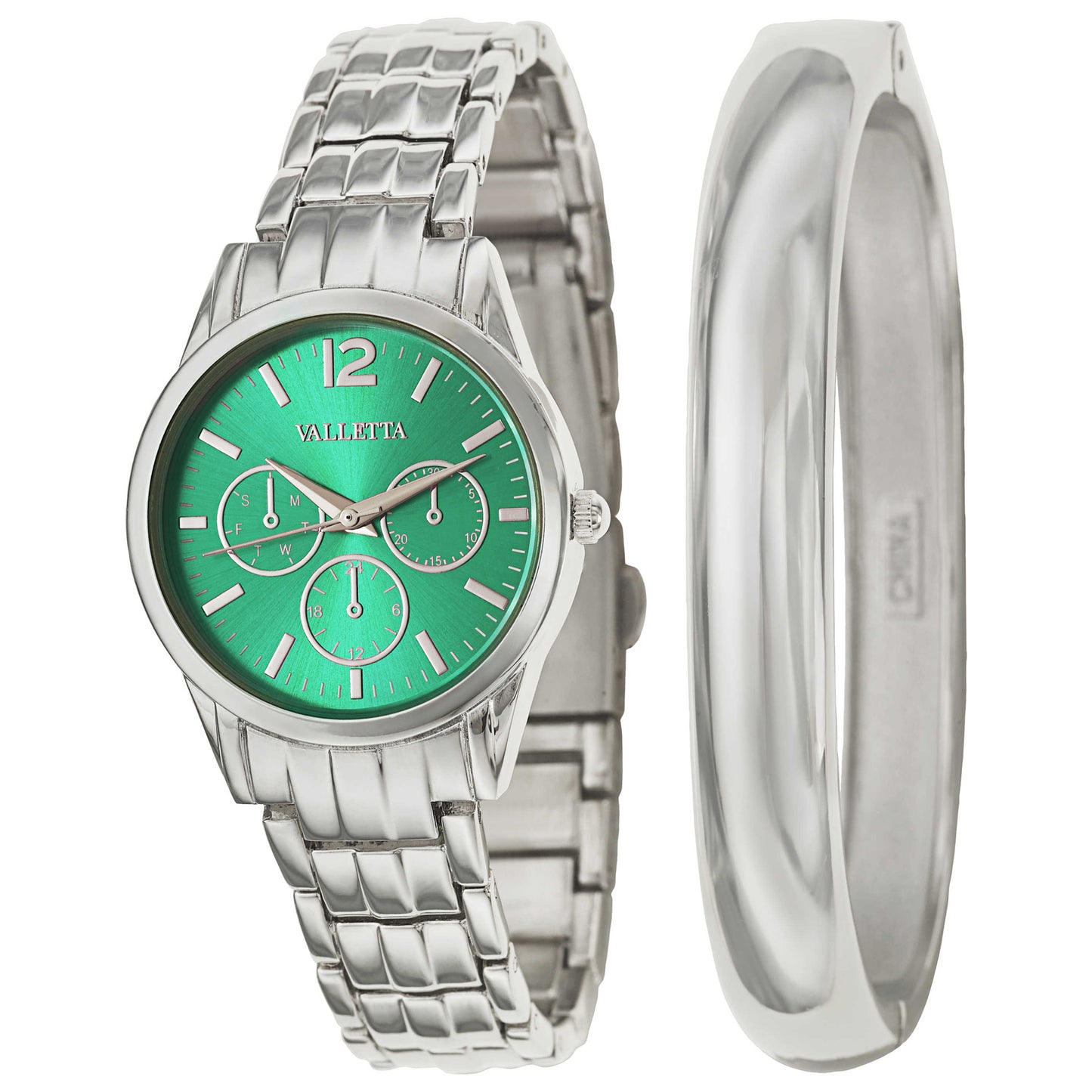 Front view of Valletta Bracelet Women's Japanese Quartz (Battery-Powered) Watch FMDCT482A