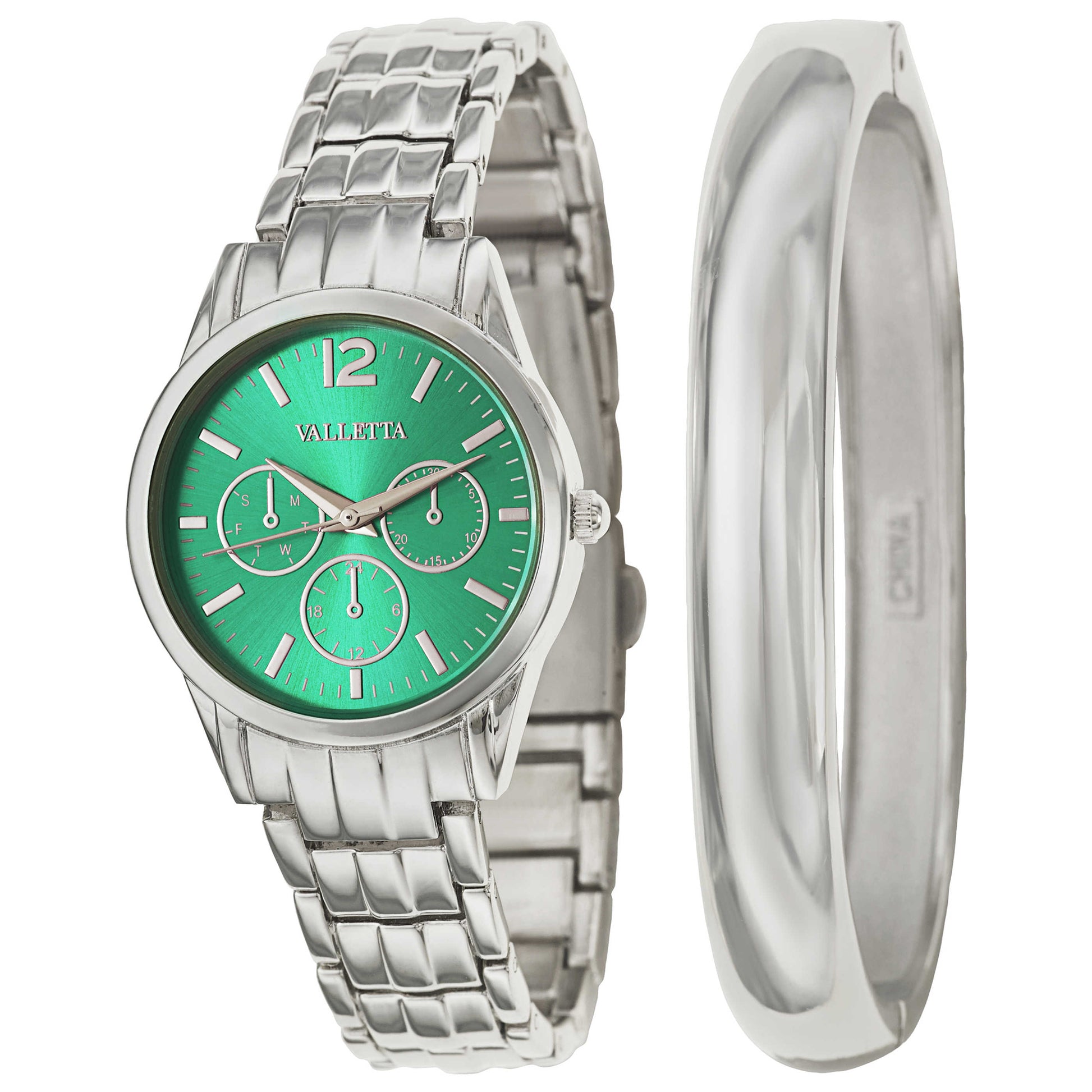 Front view of Valletta Bracelet Women's Japanese Quartz (Battery-Powered) Watch FMDCT482A
