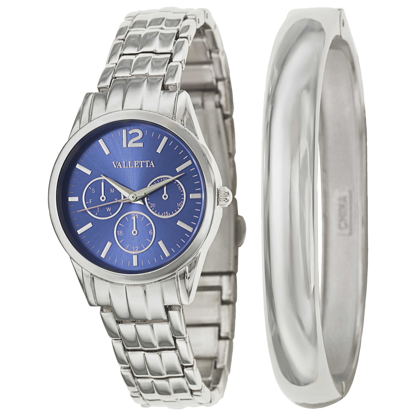 Front view of Valletta Bracelet Women's Japanese Quartz (Battery-Powered) Watch FMDCT483A