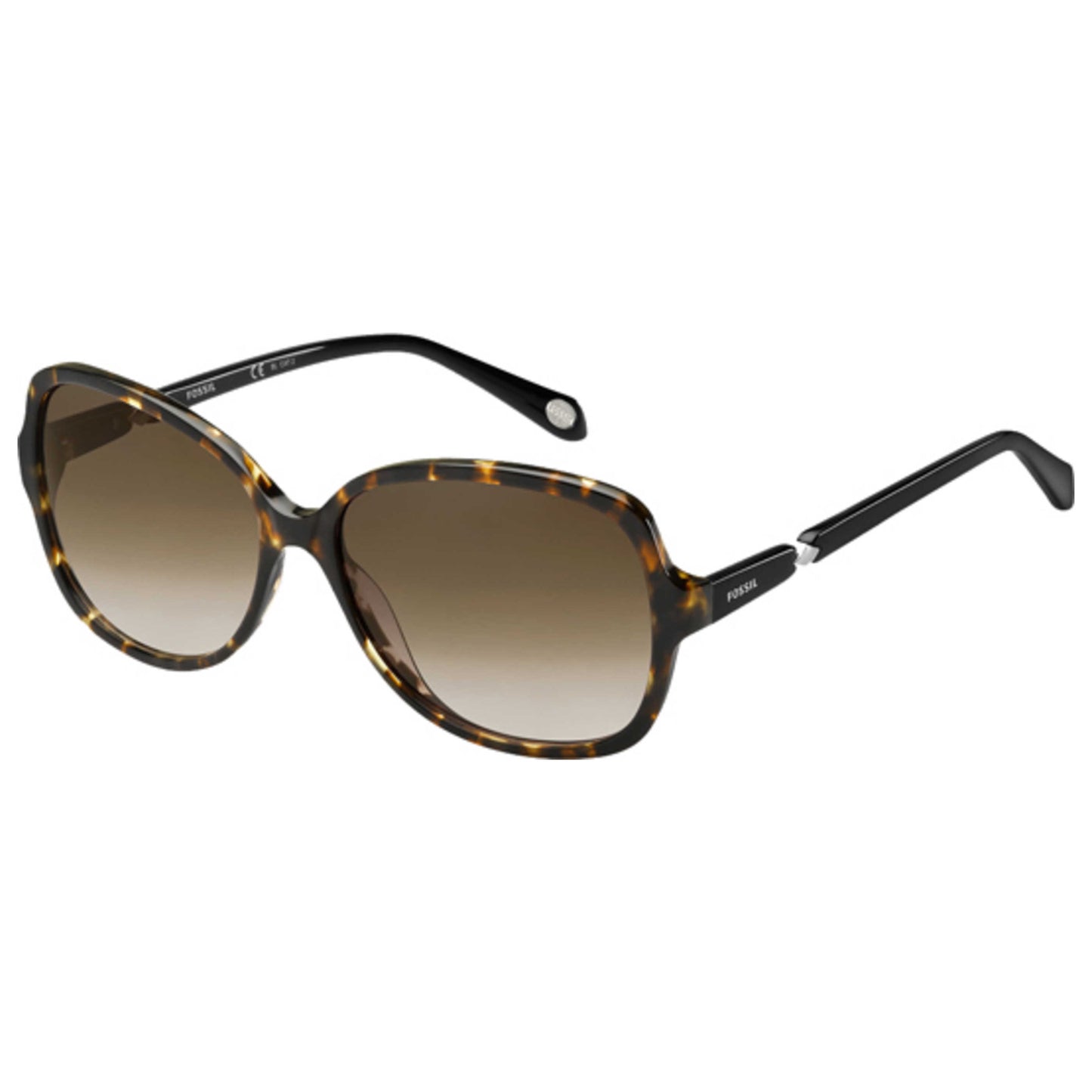 Front view of Fossil Fashion Women's Sunglasses FOS2046S-0HXY-DB