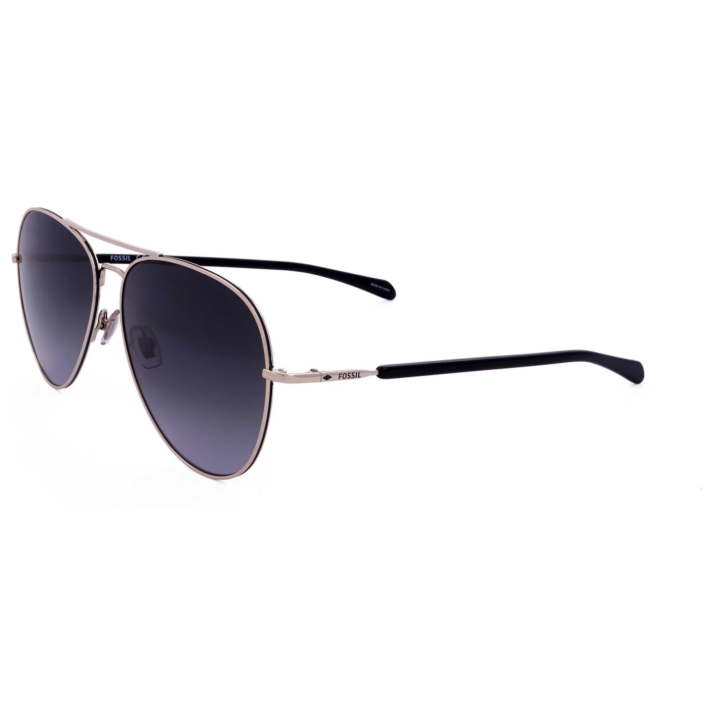 Front view of Fossil Unisex Sunglasses FOS3104-G-S-3YG-61