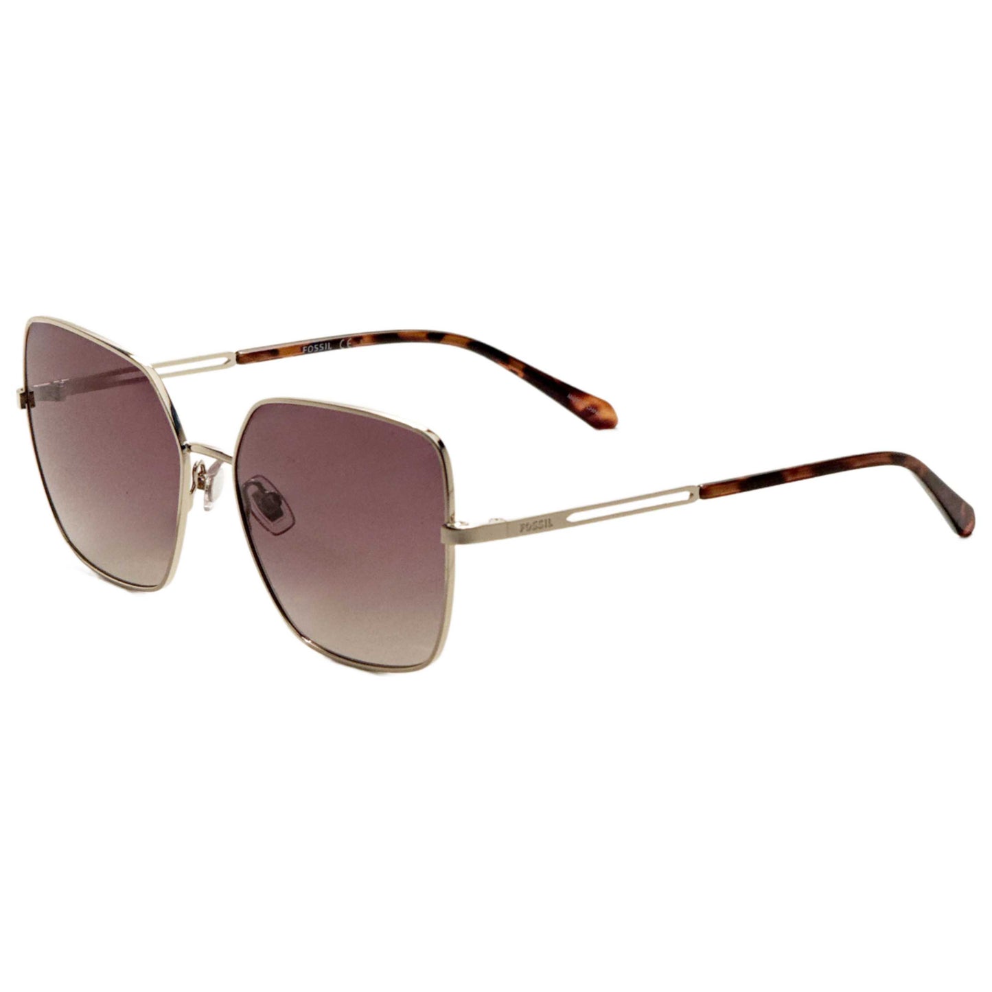 Front view of Fossil Women's Sunglasses FOS3132-G-S-3YG-57