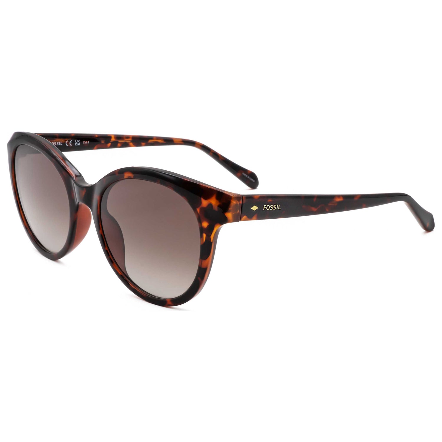 Front view of Fossil Women's Sunglasses FOS3146-G-S-086-53