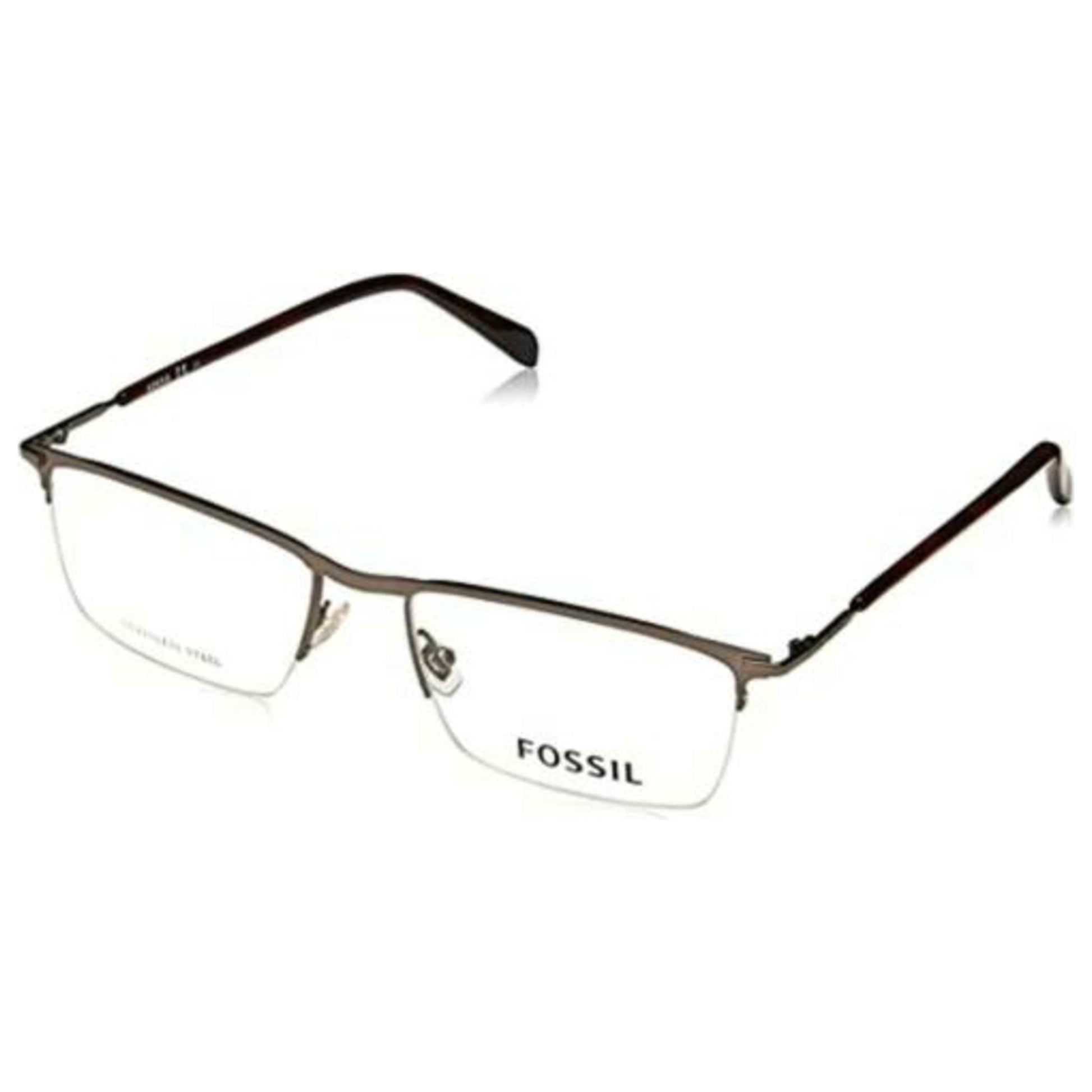 Front view of Fossil Men's Opticals FOS7064-0R81-55