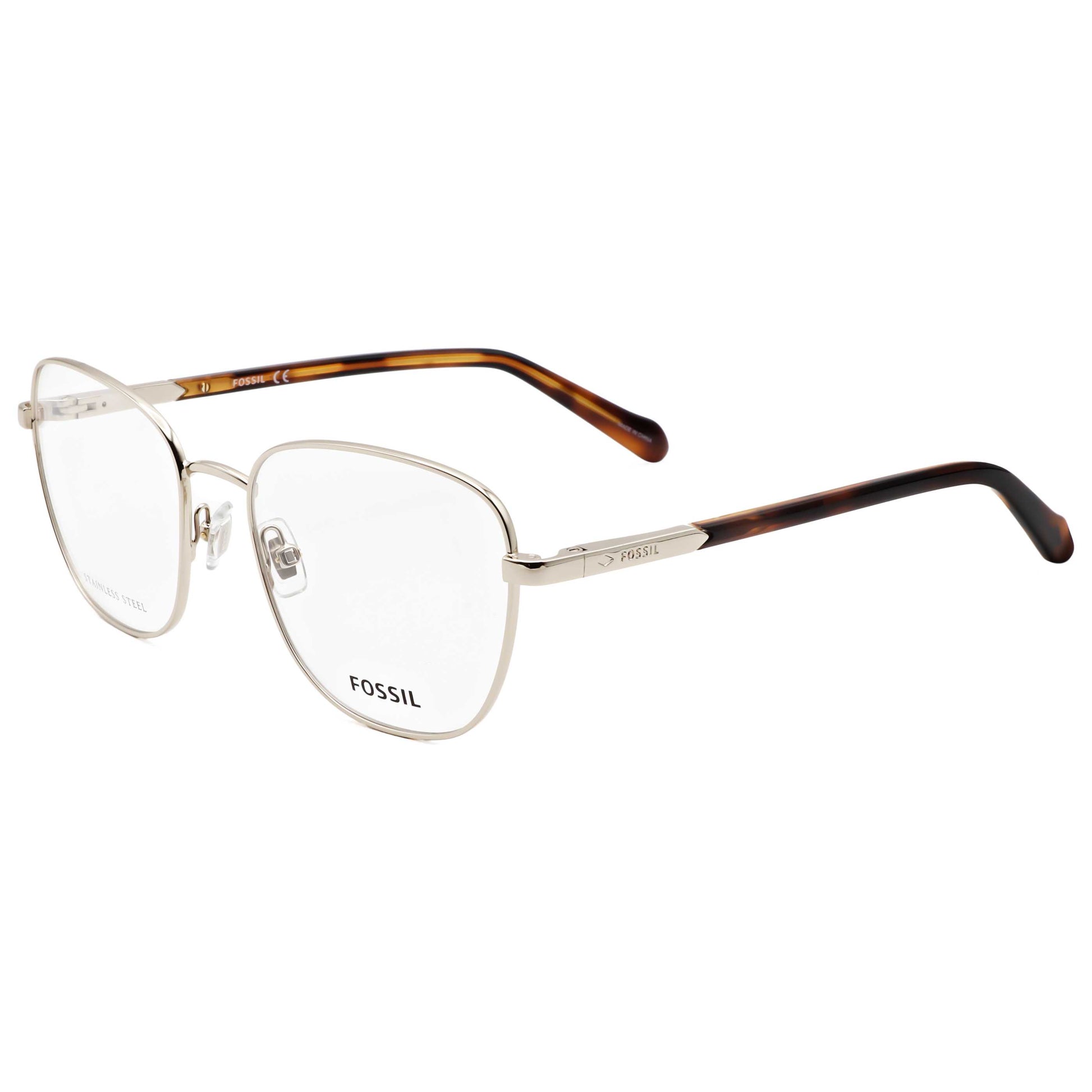 Front view of Fossil Women's Opticals FOS7113-3YG-51
